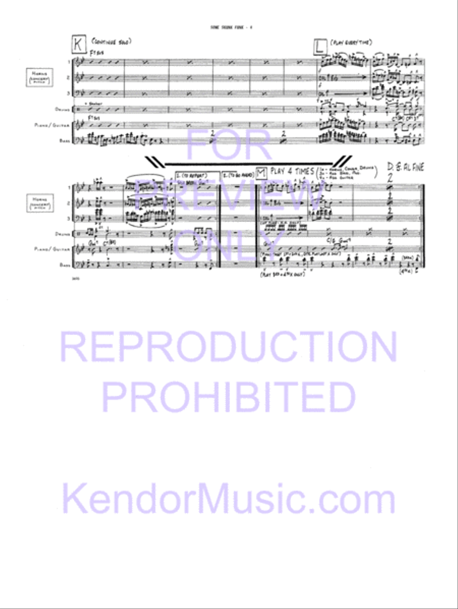 Some Skunk Funk Jazz Ensemble scores gallery preview page 5