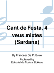 Cant de Festa, 4 veus mixtes (Sardana)