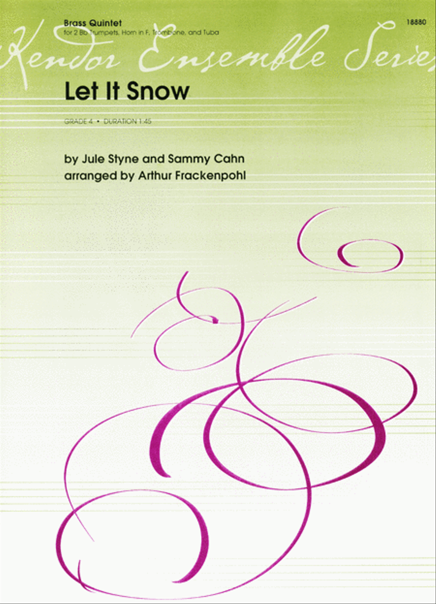 Let It Snow Horn scores gallery preview page 1