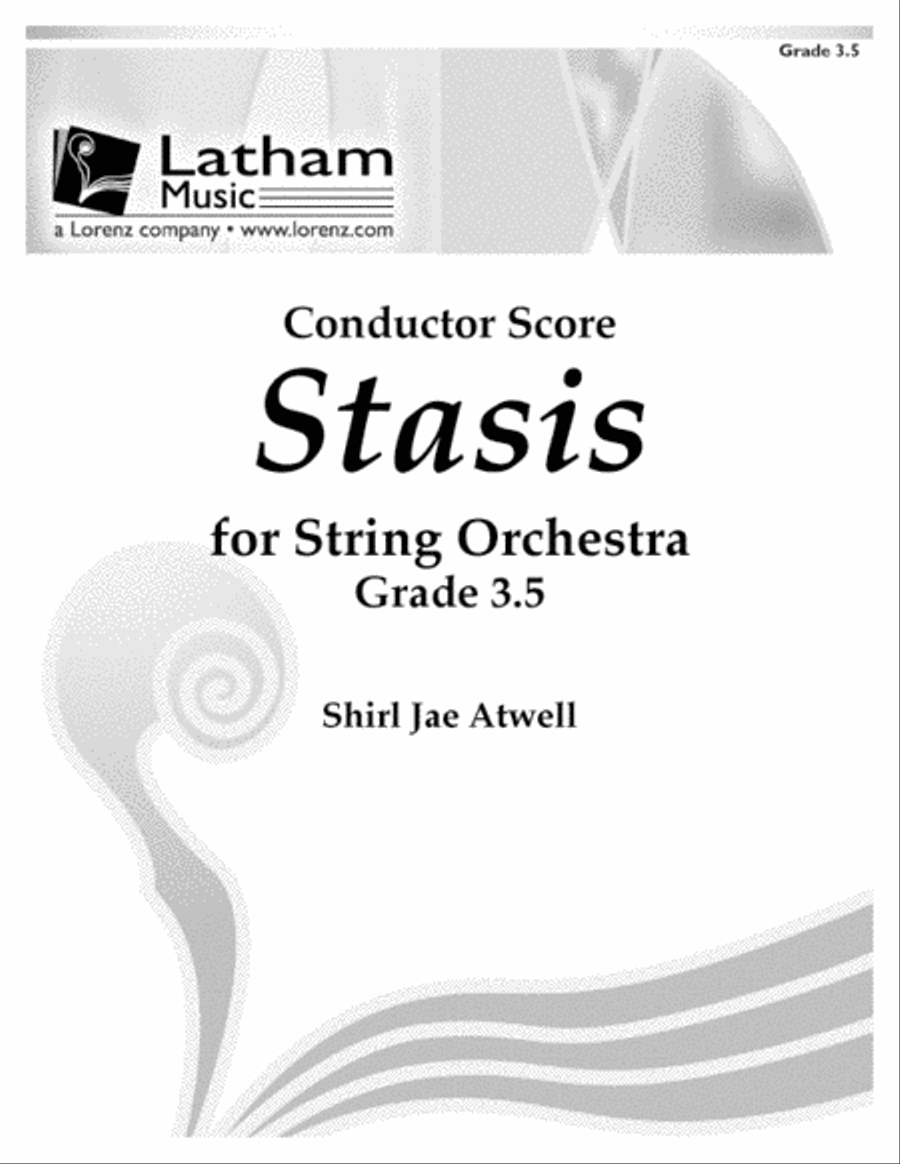Stasis for String Orchestra - Score String Orchestra scores gallery preview page 1