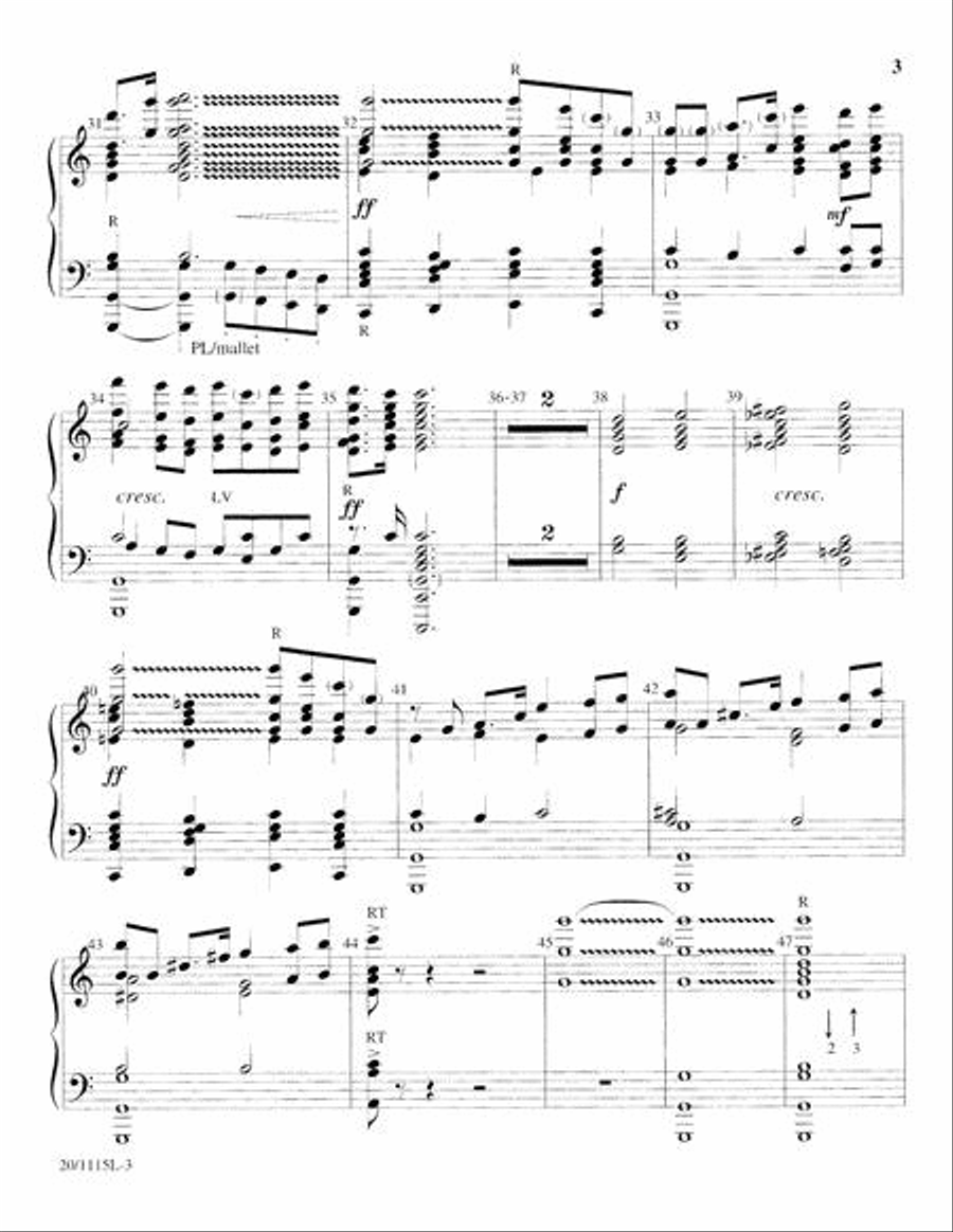 Finlandia Handbell Choir scores gallery preview page 3