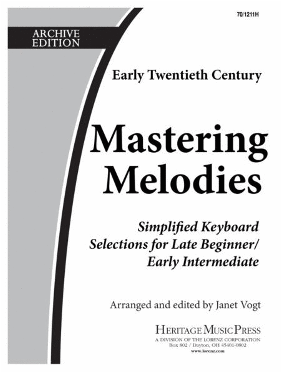Mastering Melodies: Early Twentieth Century Piano Solo scores gallery preview page 1