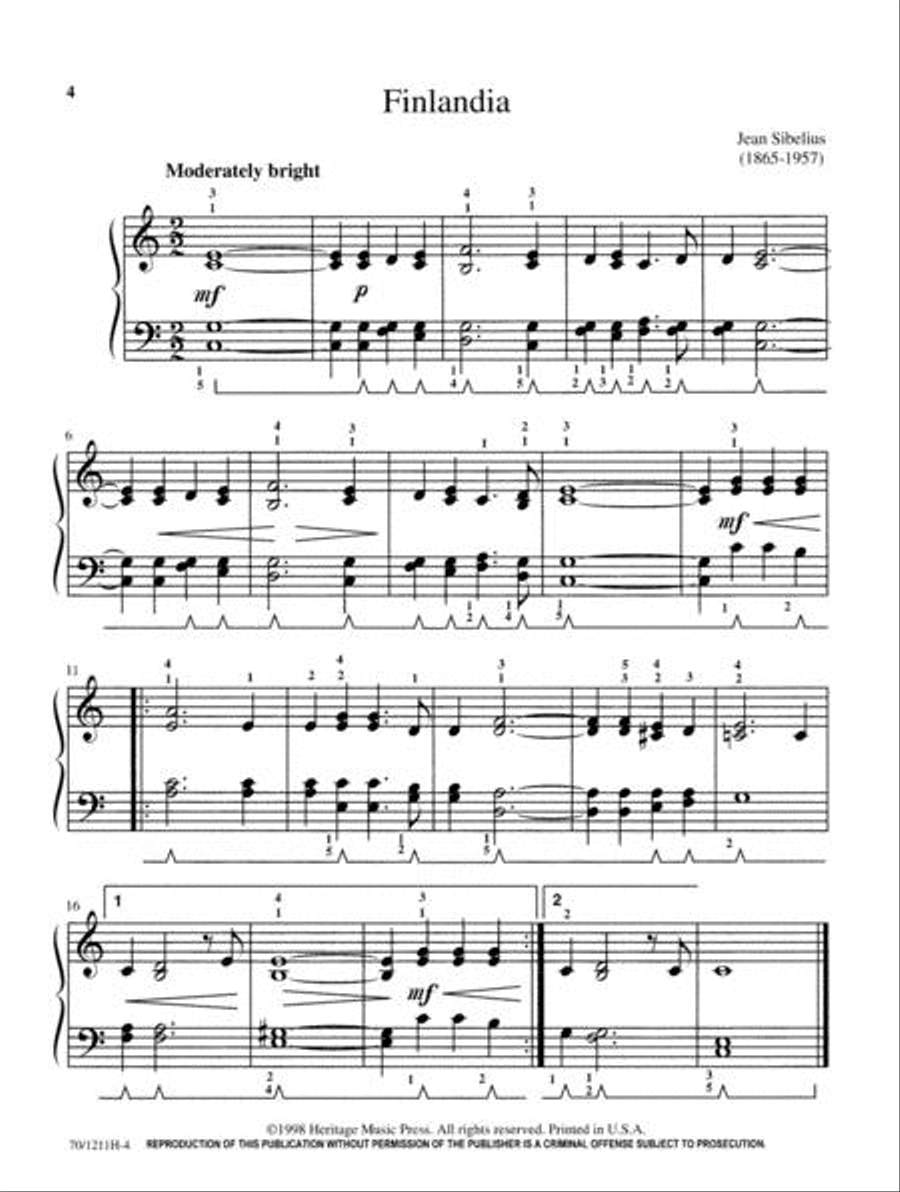 Mastering Melodies: Early Twentieth Century Piano Solo scores gallery preview page 4