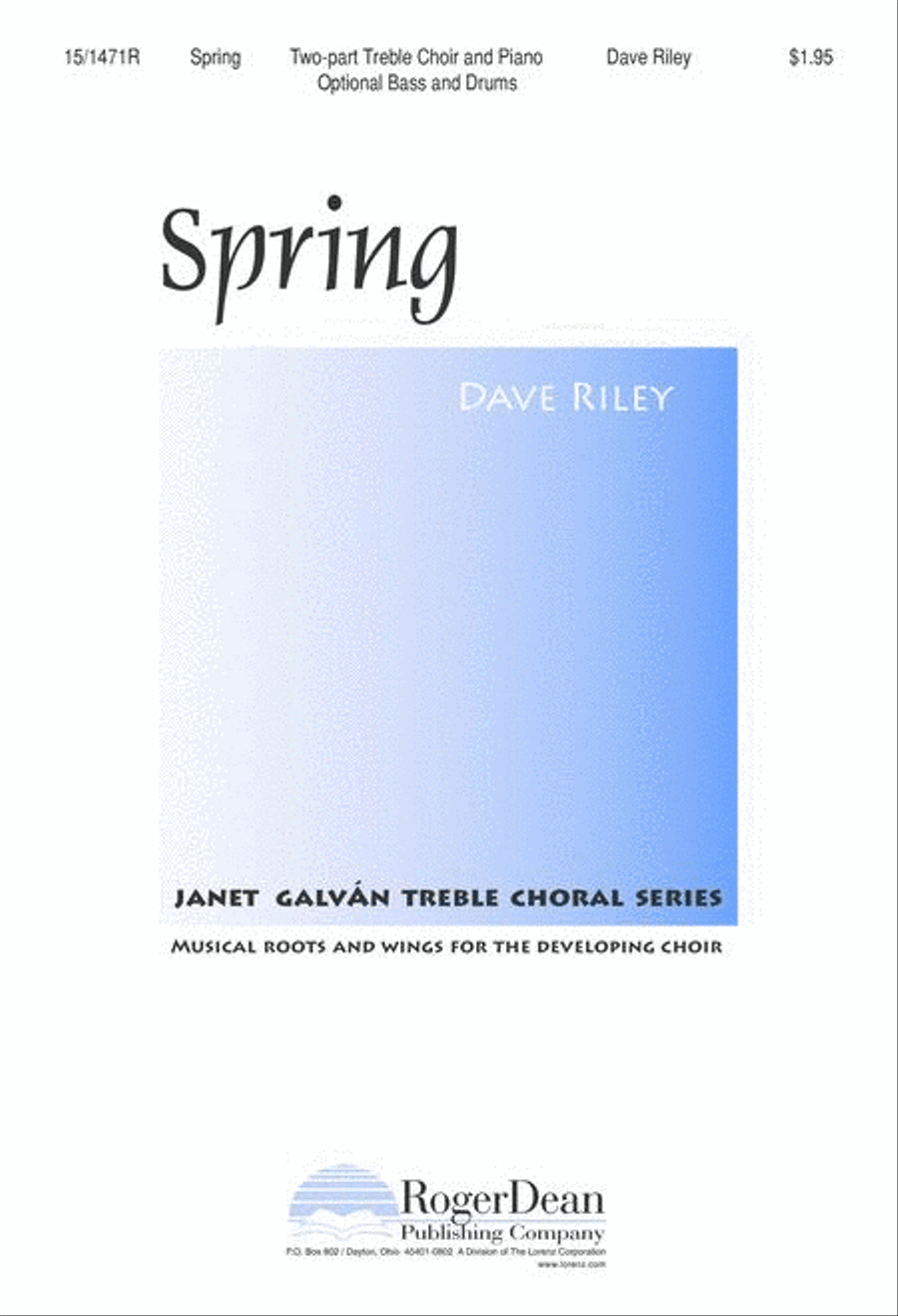 Spring Spring 2-Part scores gallery preview page 1