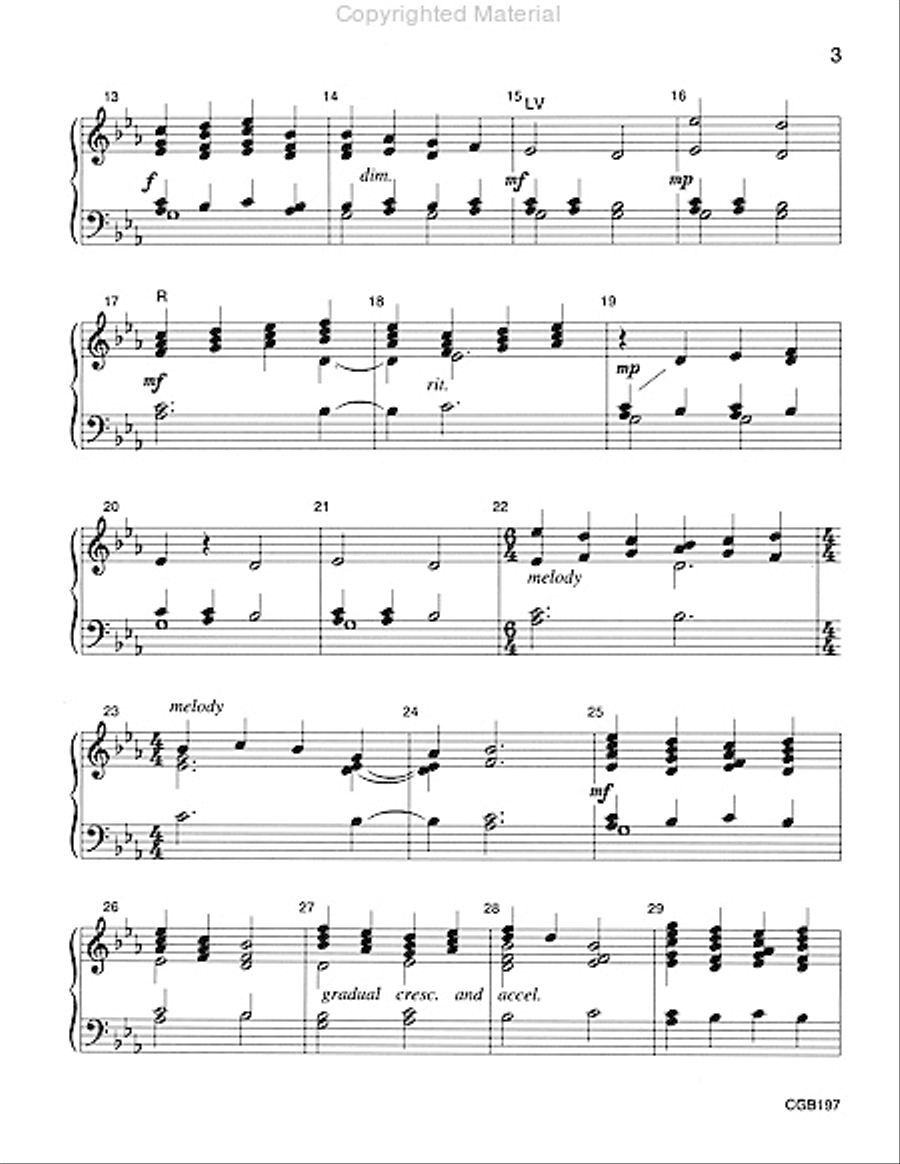 Of the Father's Love Begotten 2-Octaves scores gallery preview page 3