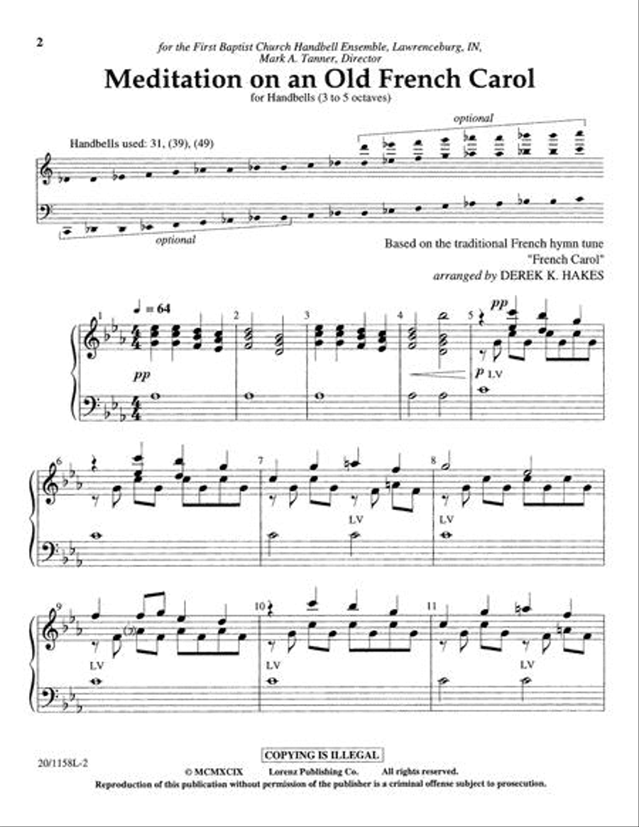 Meditation on an Old French Carol