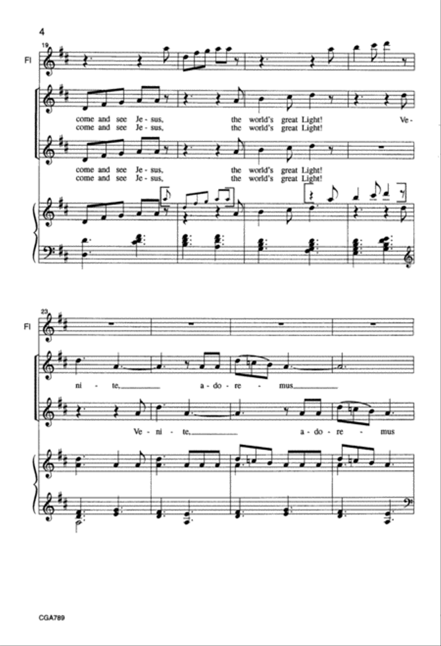 An Echo Carol 2-Part scores gallery preview page 4