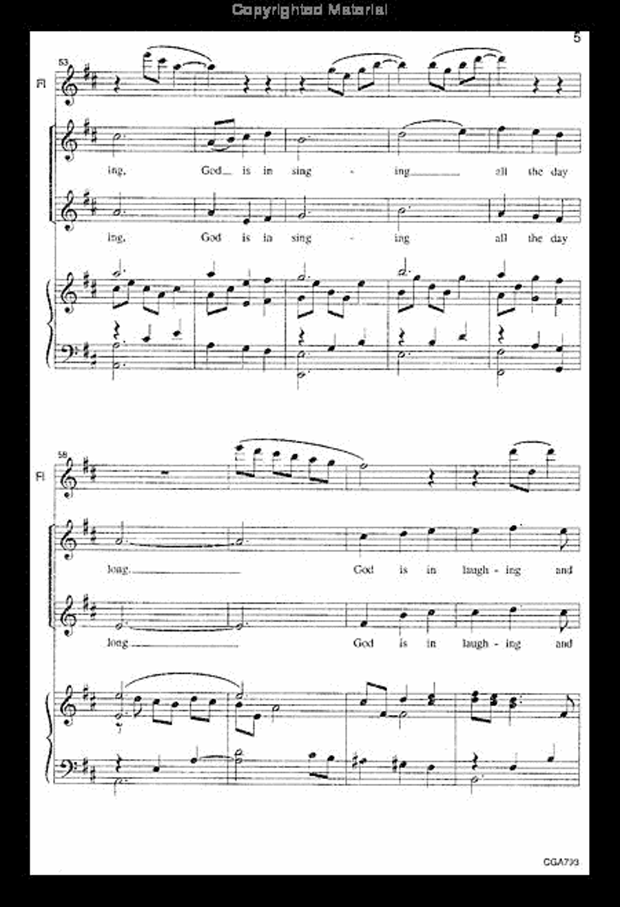 A Call to Praise Unison Choir scores gallery preview page 6