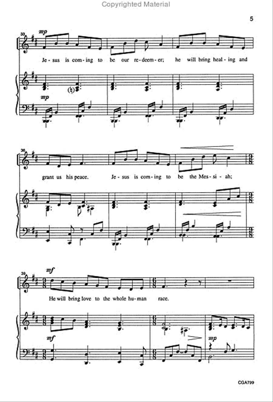 Sing and Rejoice with Heart and Voice Unison Choir scores gallery preview page 5