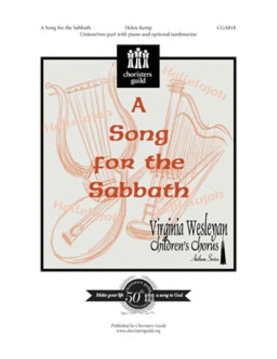 A Song for the Sabbath Unison Choir scores gallery preview page 1