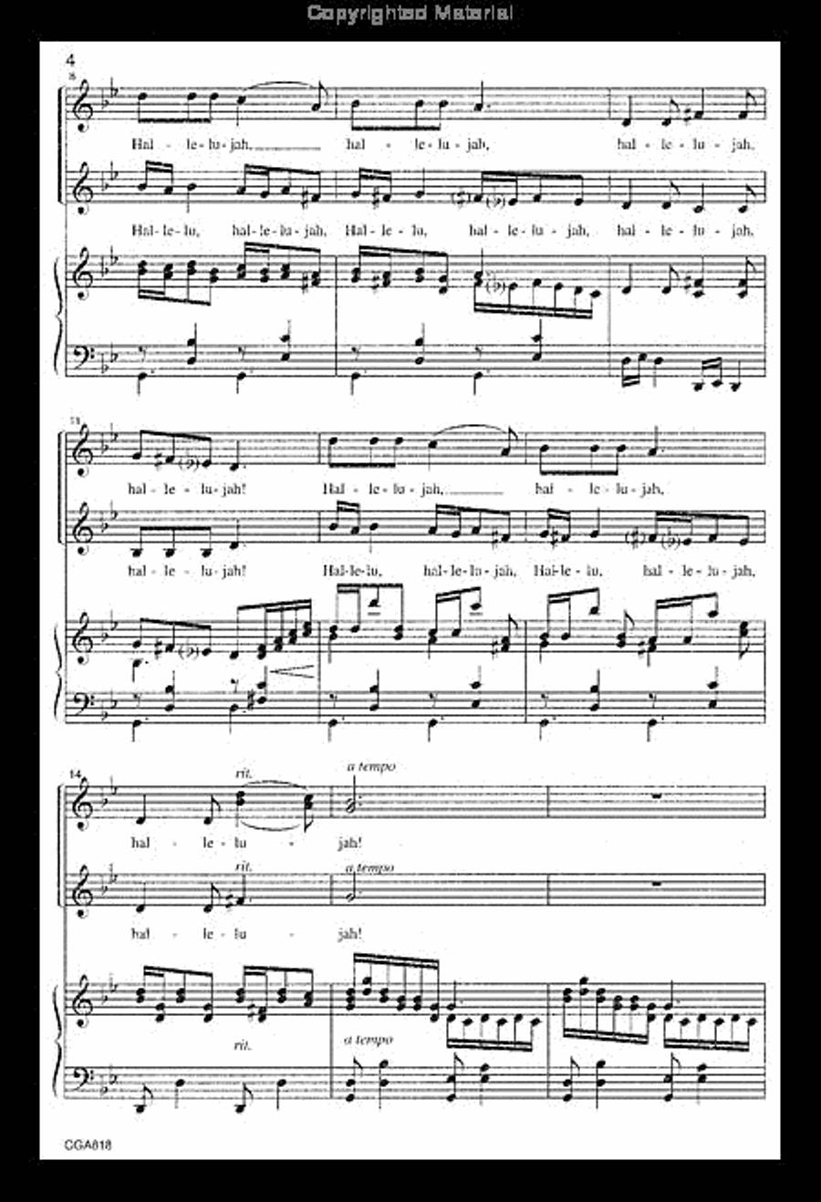 A Song for the Sabbath Unison Choir scores gallery preview page 3