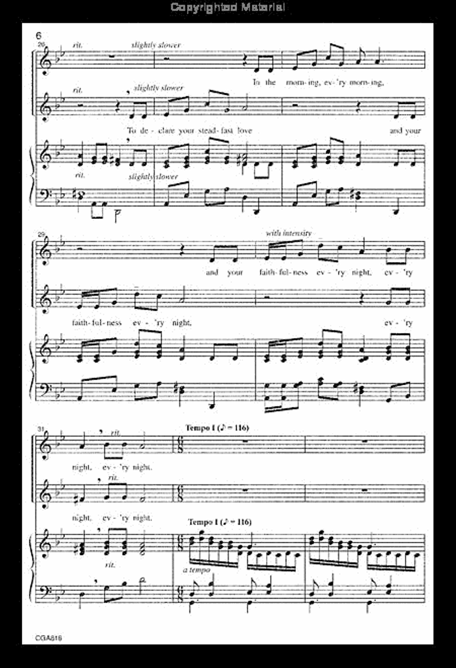 A Song for the Sabbath Unison Choir scores gallery preview page 5