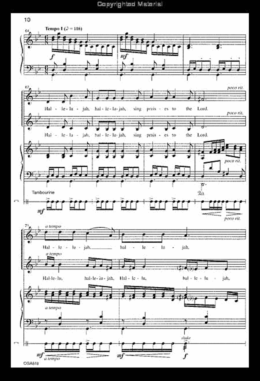 A Song for the Sabbath Unison Choir scores gallery preview page 9