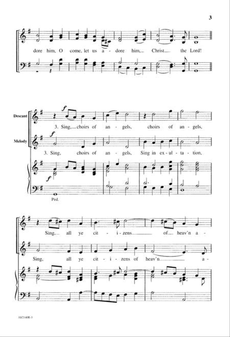 Two Festive Carols Two Festive Carols 4-Part scores gallery preview page 3