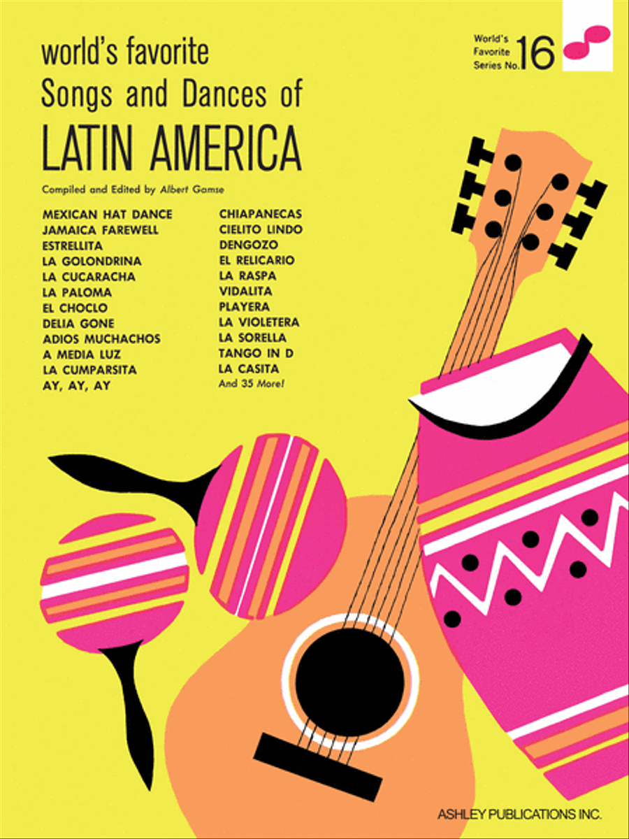 Songs and Dances of Latin America - World's Favorite No. 16 Piano scores gallery preview page 1