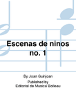 Escenas de ninos no. 1