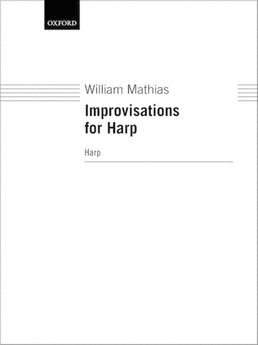 Improvisations for Harp Harp scores gallery preview page 1