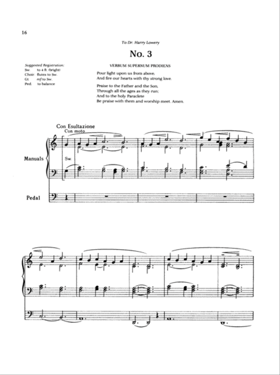 Three Liturgical Improvisations Organ Solo scores gallery preview page 7