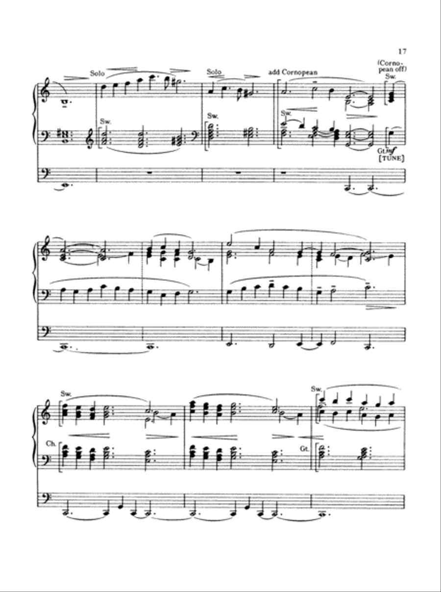 Three Liturgical Improvisations Organ Solo scores gallery preview page 8