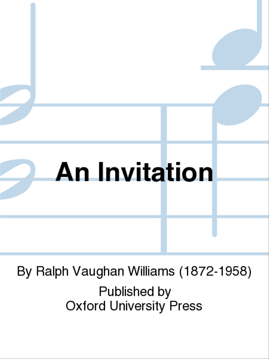 An Invitation An Invitation Unison Choir scores gallery preview page 1