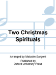 Two Christmas Spirituals