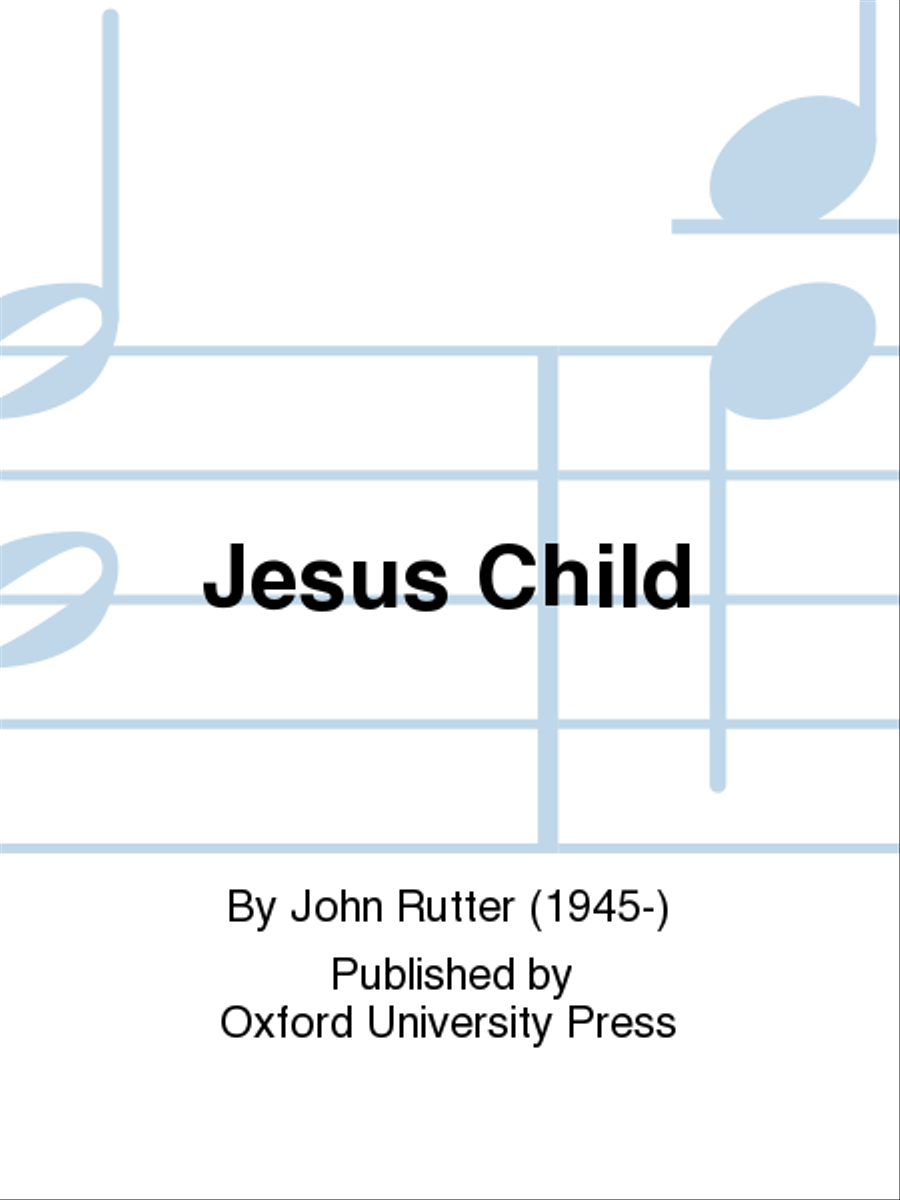 Jesus Child 4-Part scores gallery preview page 1