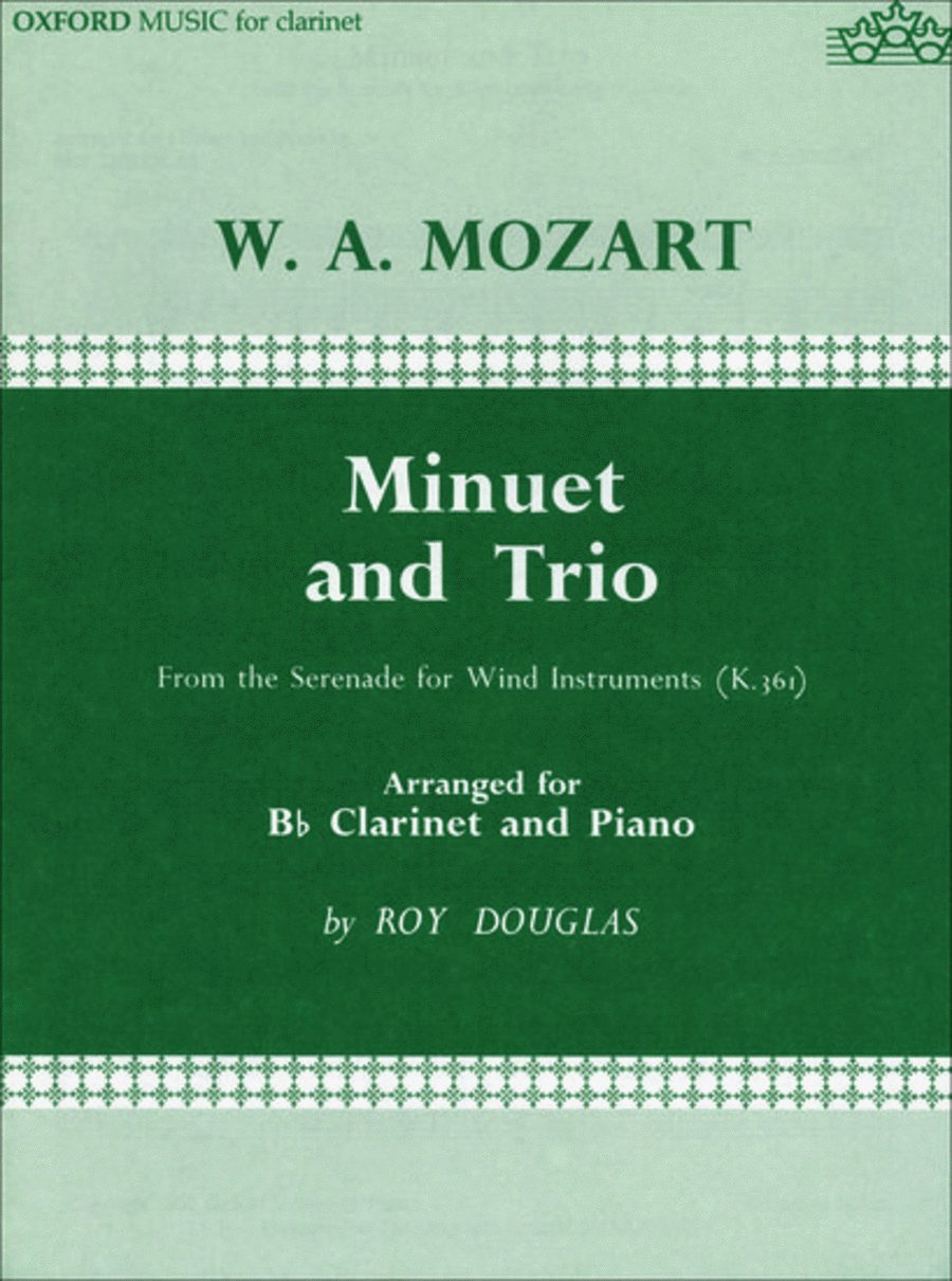 Minuet and Trio Clarinet Solo scores gallery preview page 1