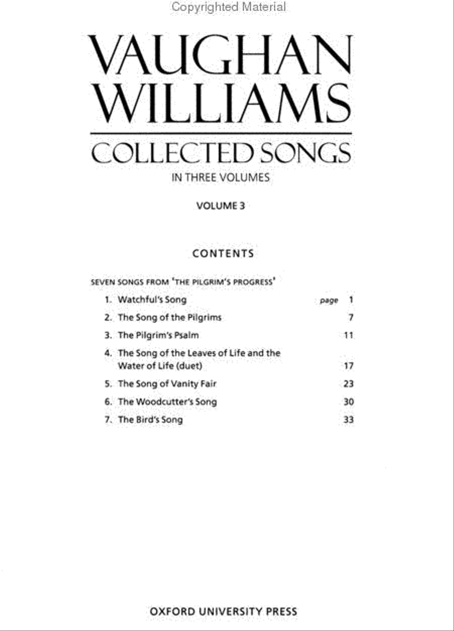 Collected Songs Volume 3 Collected Songs Volume 3 Medium Voice scores gallery preview page 2