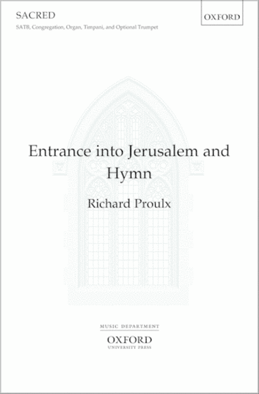 Entrance into Jerusalem and Hymn 4-Part scores gallery preview page 1