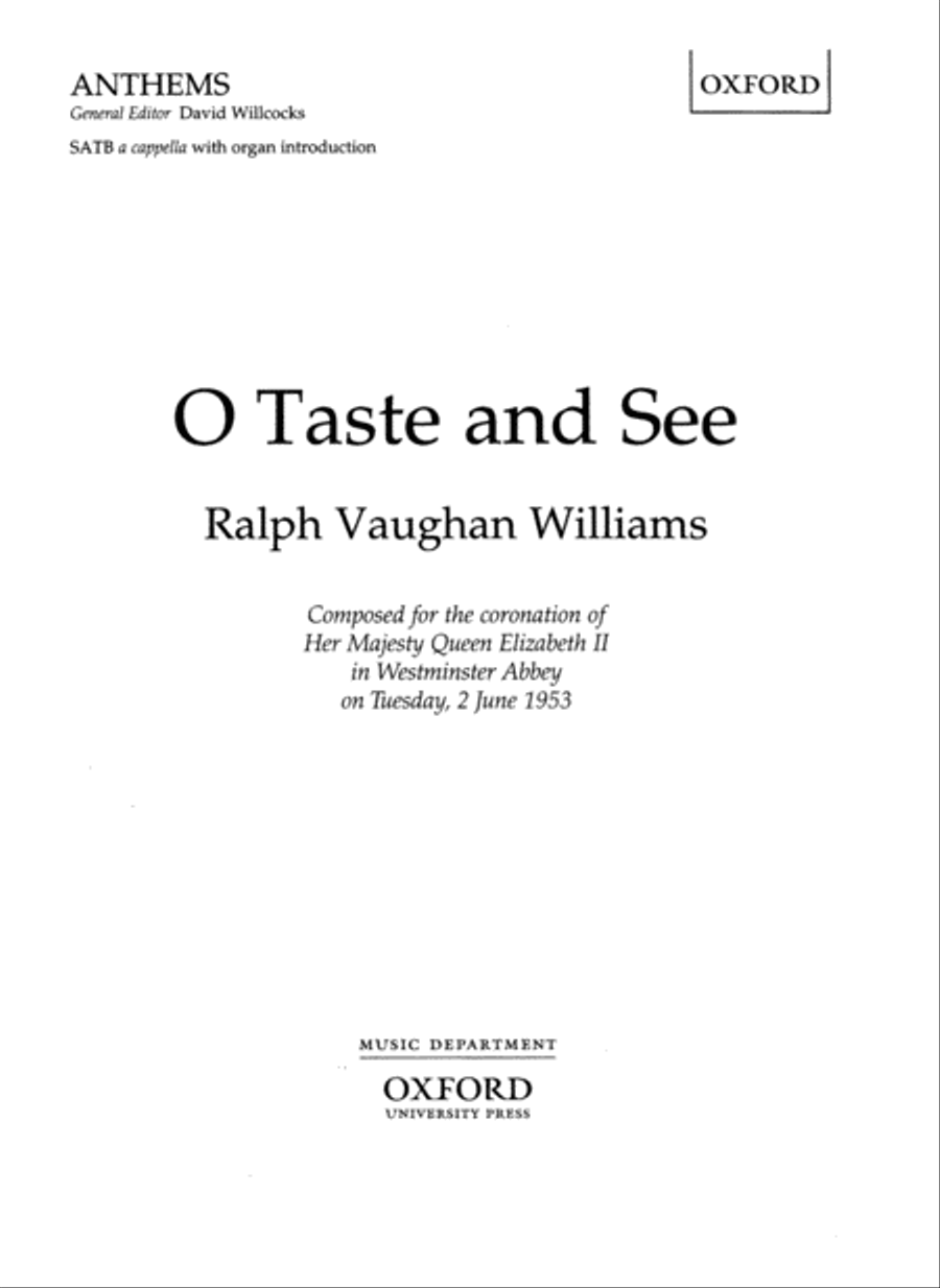 O taste and see 4-Part scores gallery preview page 1