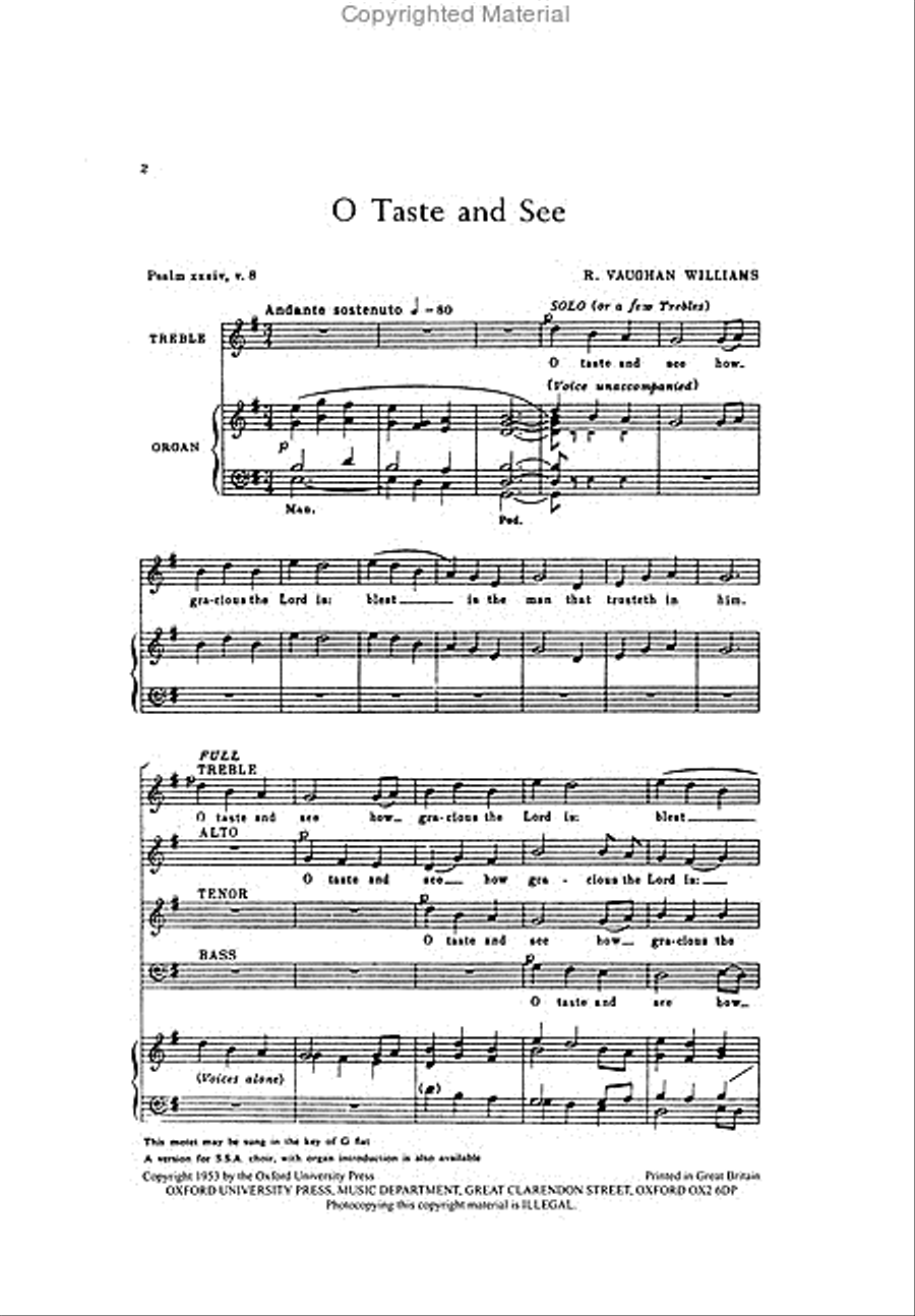 O taste and see 4-Part scores gallery preview page 2