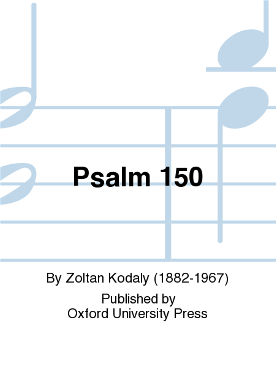 Psalm 150 Psalm 150 SSA scores gallery preview page 1