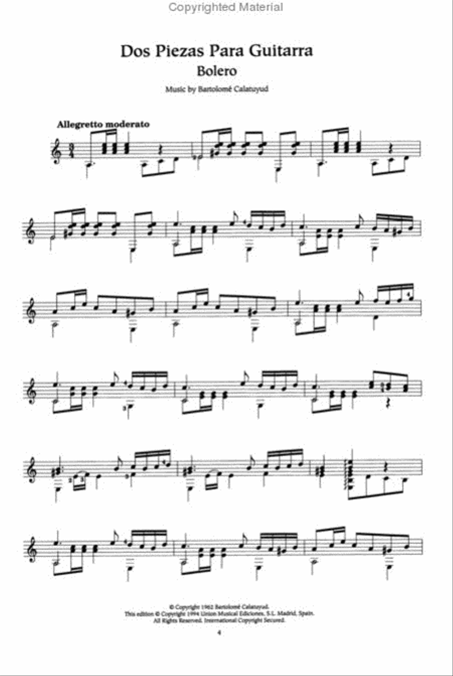 The Guitar Music Of Spain, Vol. Three Acoustic Guitar scores gallery preview page 2