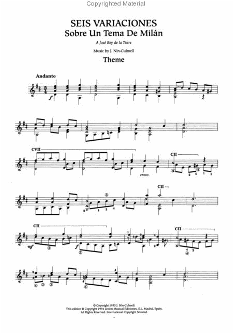 The Guitar Music Of Spain, Vol. Three Acoustic Guitar scores gallery preview page 3