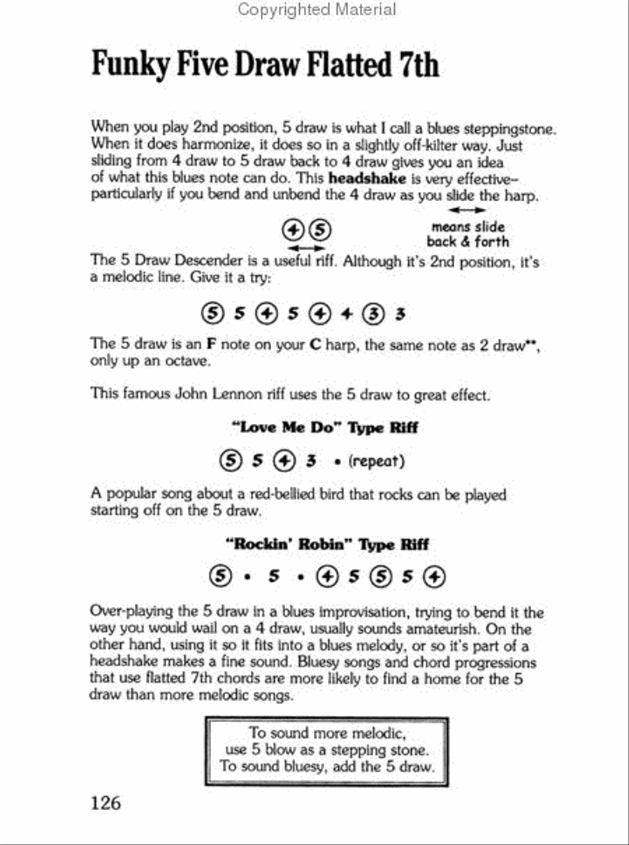 Rock 'N' Blues Harmonica Harmonica scores gallery preview page 4