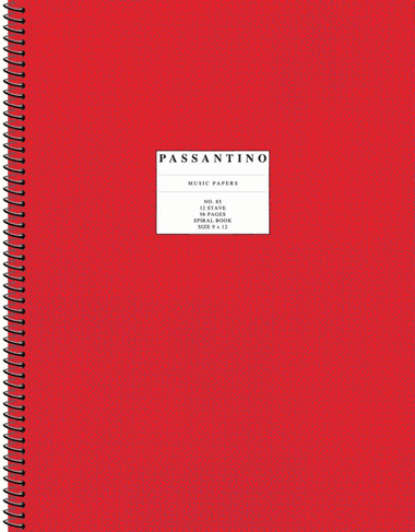 85. Spiral Book 12-Stave