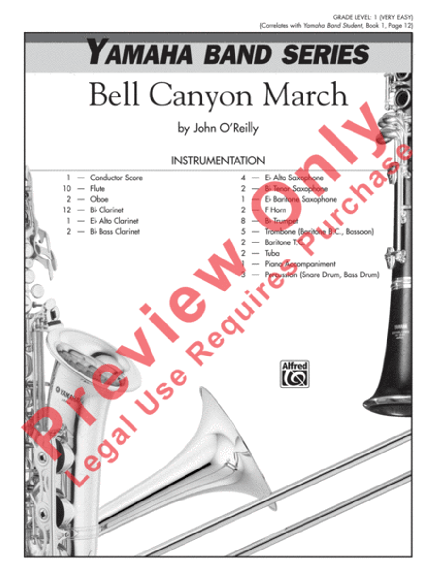 Bell Canyon March Bell Canyon March Concert Band scores gallery preview page 2