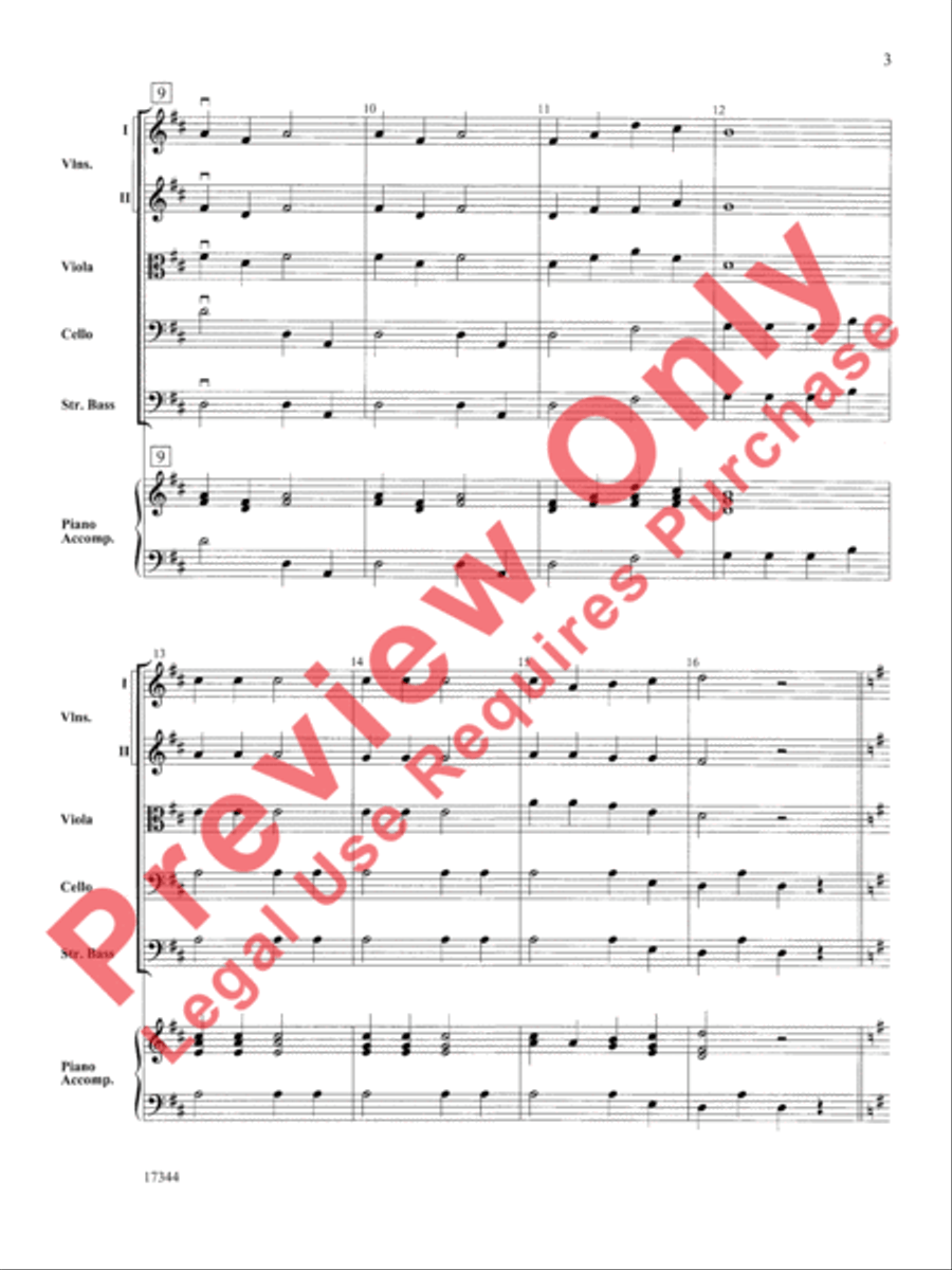 A Chanukah Festival A Chanukah Festival String Orchestra scores gallery preview page 4