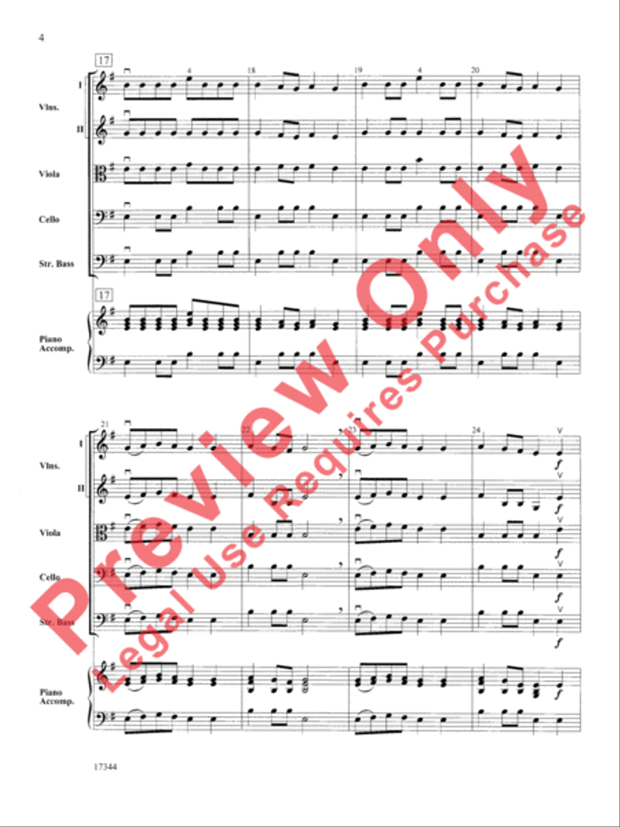 A Chanukah Festival A Chanukah Festival String Orchestra scores gallery preview page 5