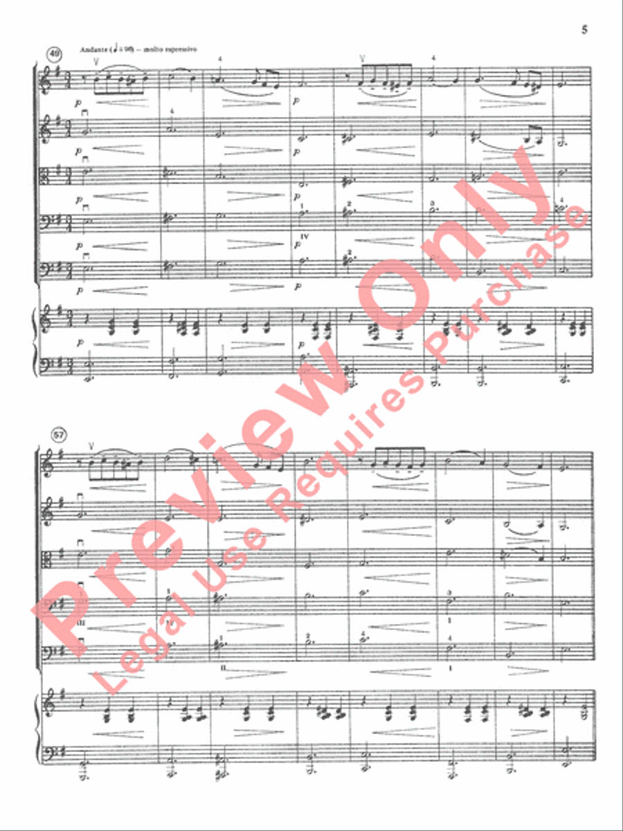 Three Slavonic Dances Three Slavonic Dances String Orchestra scores gallery preview page 6