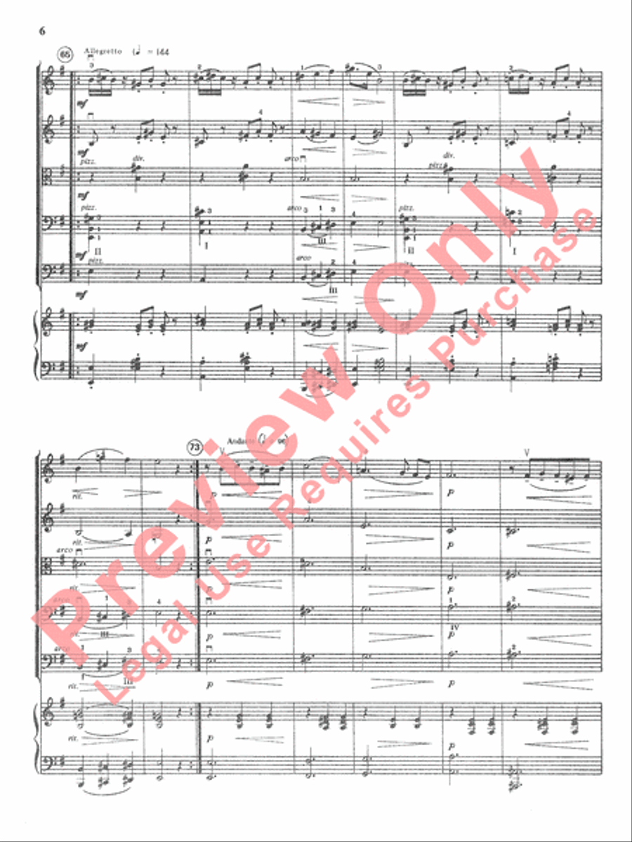 Three Slavonic Dances Three Slavonic Dances String Orchestra scores gallery preview page 7