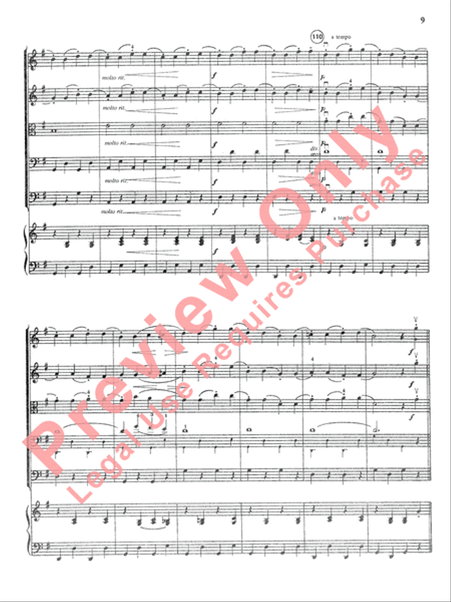 Three Slavonic Dances Three Slavonic Dances String Orchestra scores gallery preview page 10