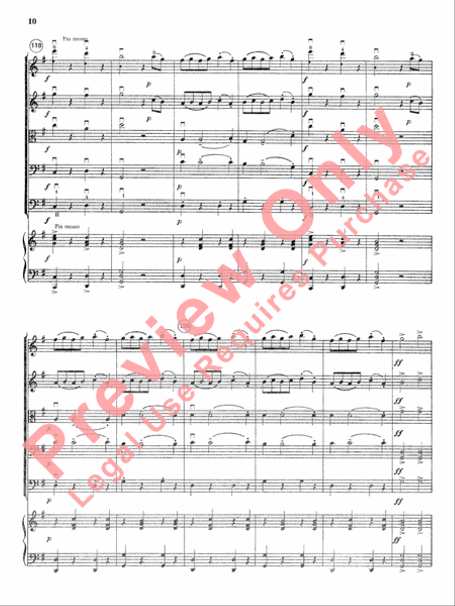 Three Slavonic Dances Three Slavonic Dances String Orchestra scores gallery preview page 11