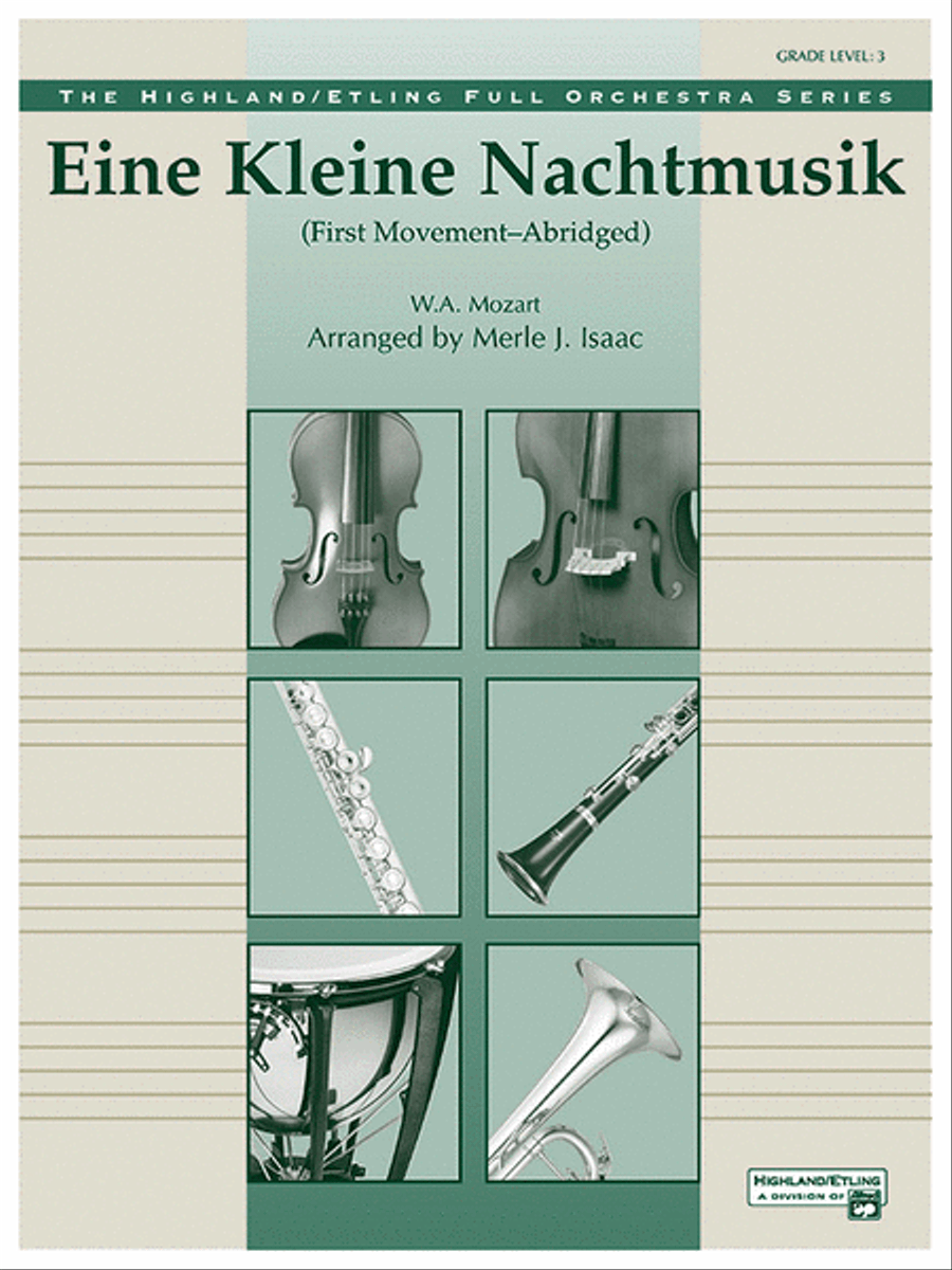 Eine Kleine Nachtmusik Eine Kleine Nachtmusik Full Orchestra scores gallery preview page 1
