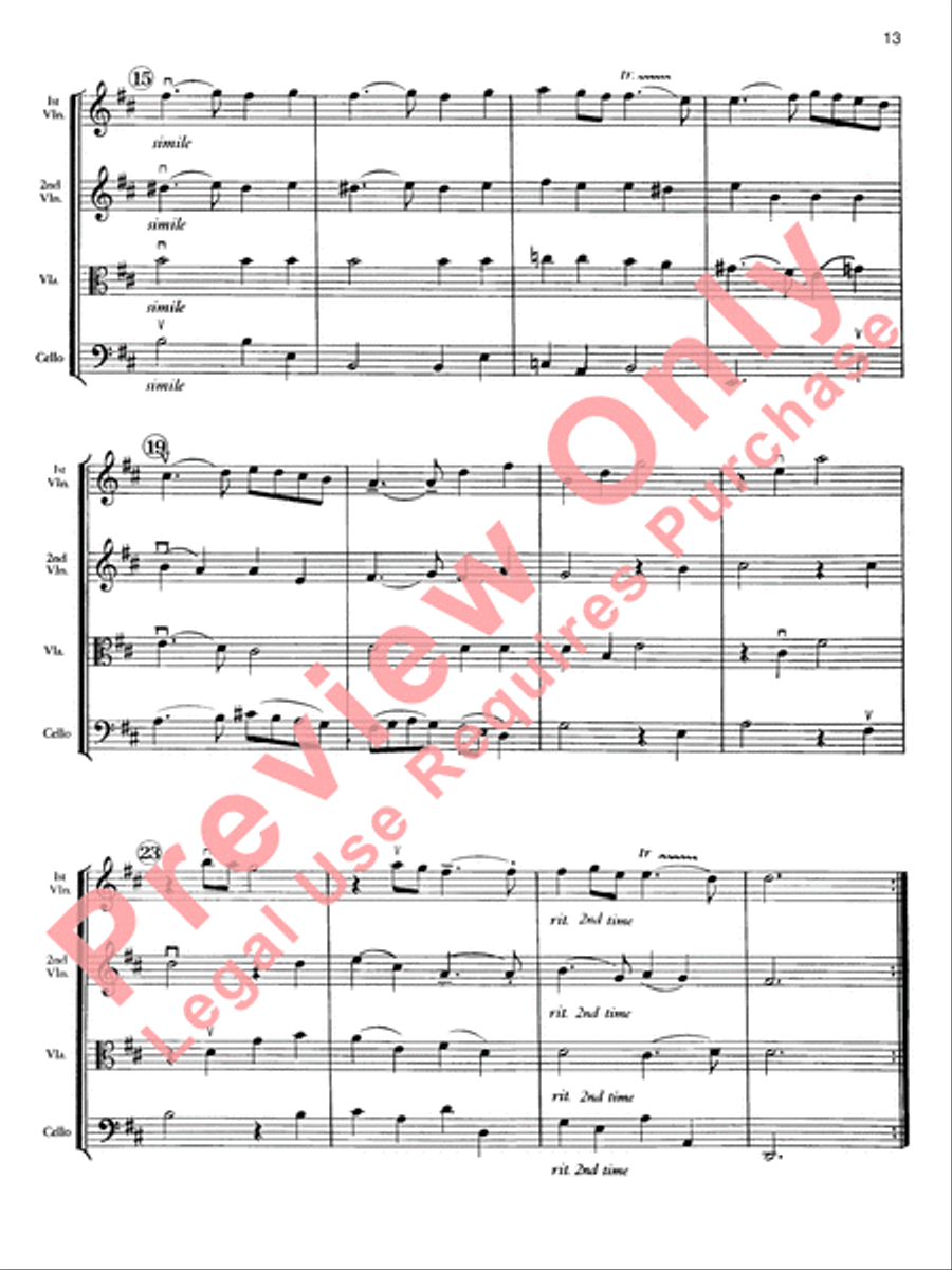 Highland/Etling String Quartet Series: Book 2 Cello scores gallery preview page 14