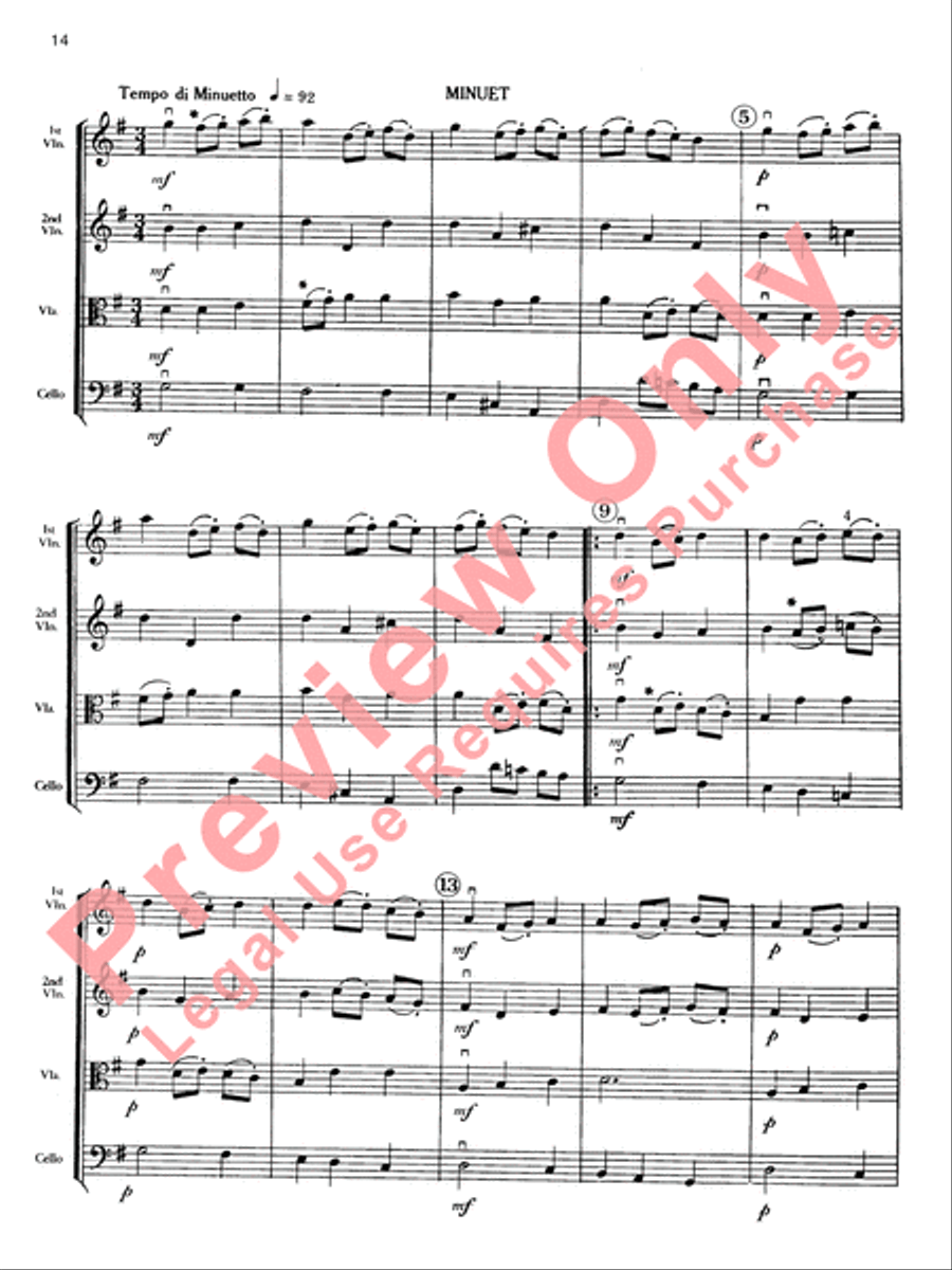 Highland/Etling String Quartet Series: Book 2 Cello scores gallery preview page 15