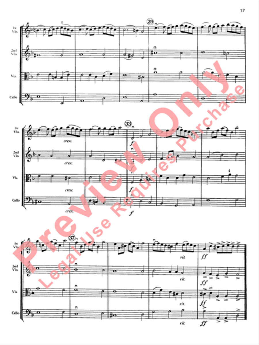 Highland/Etling String Quartet Series: Book 2 Cello scores gallery preview page 18
