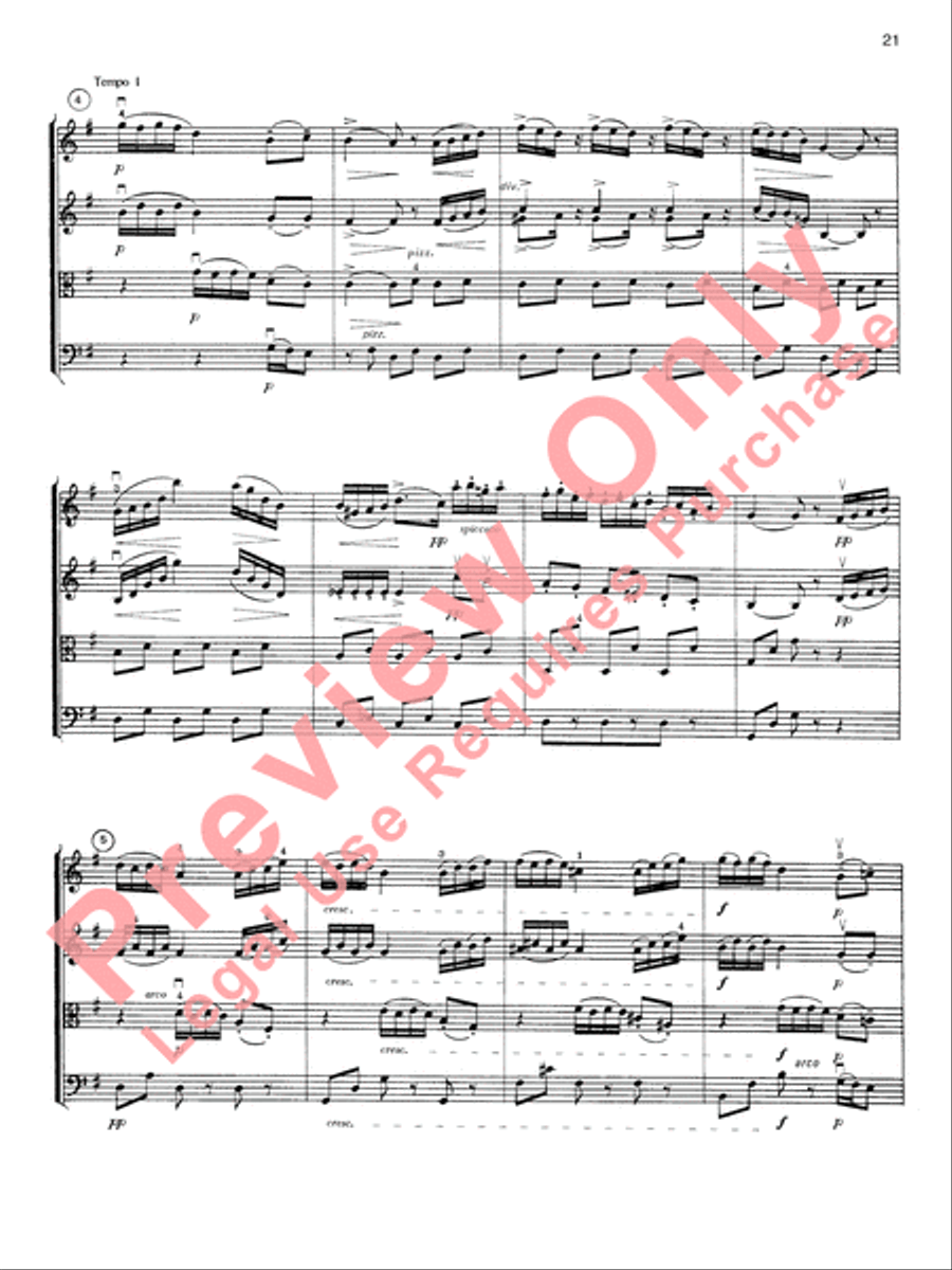 Highland/Etling String Quartet Series: Book 2 Cello scores gallery preview page 22