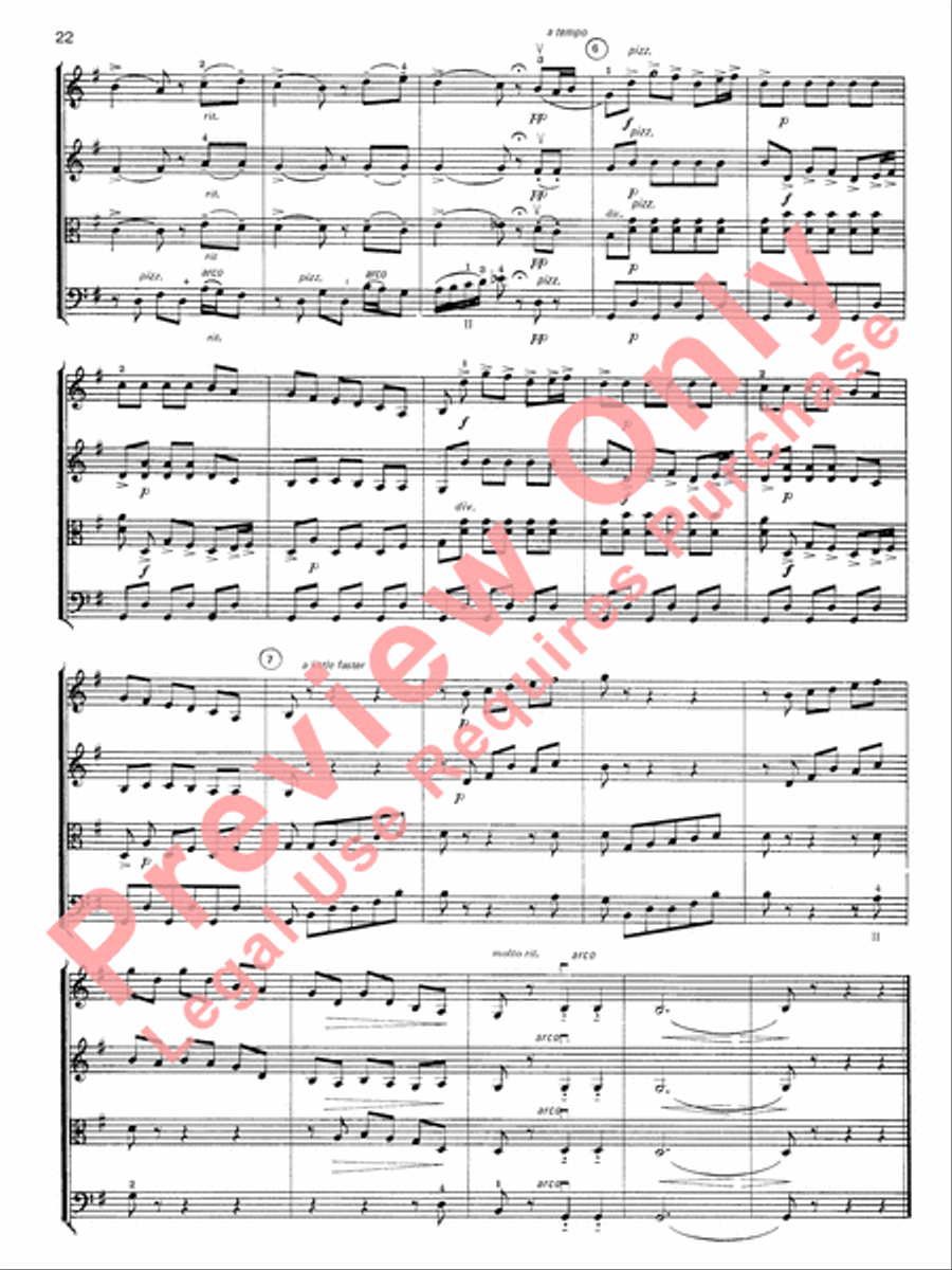 Highland/Etling String Quartet Series: Book 2 Cello scores gallery preview page 23