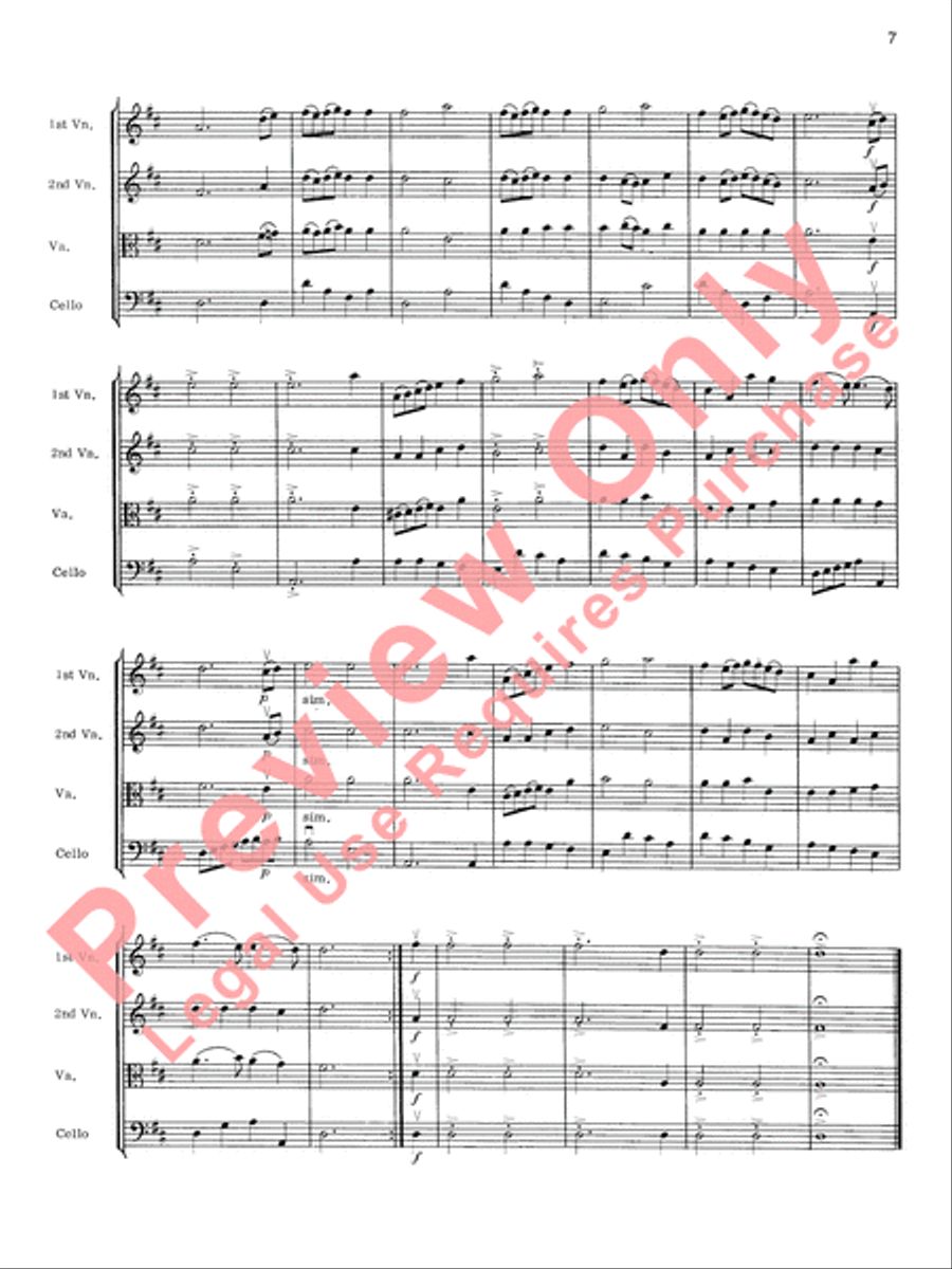 Highland/Etling String Quartet Series: Book 2 Cello scores gallery preview page 8